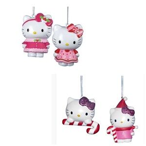 Pink Hello Kitty Christmas Ornaments